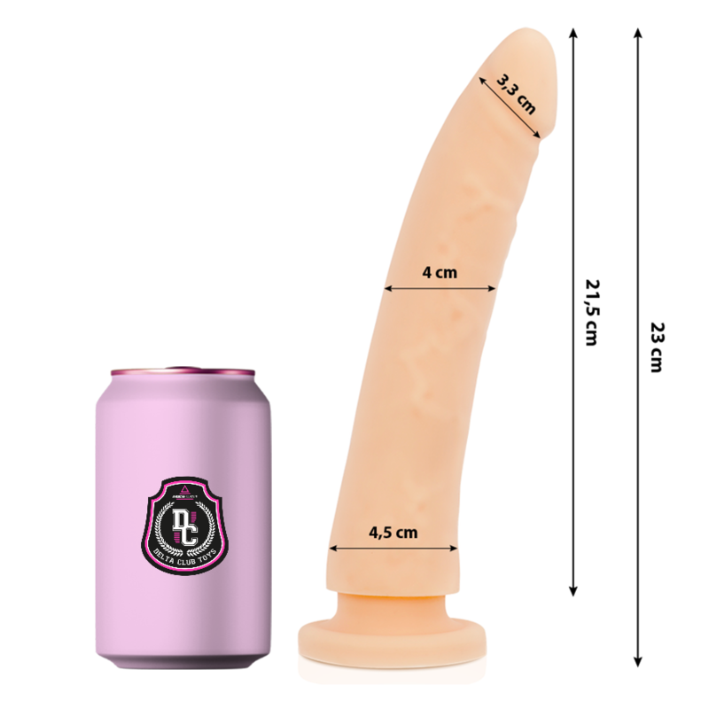 Delta Club - Toys Gode Naturel Médical Silicone 23 Cm -O- 4.5 Cm